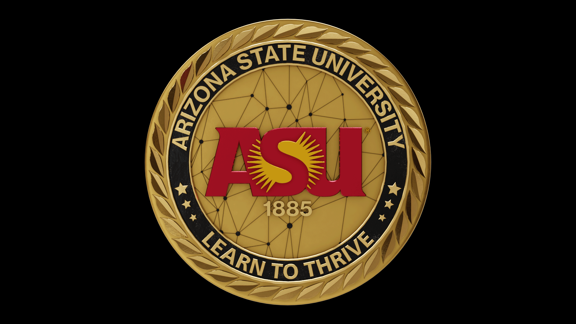Arizona State University medallion