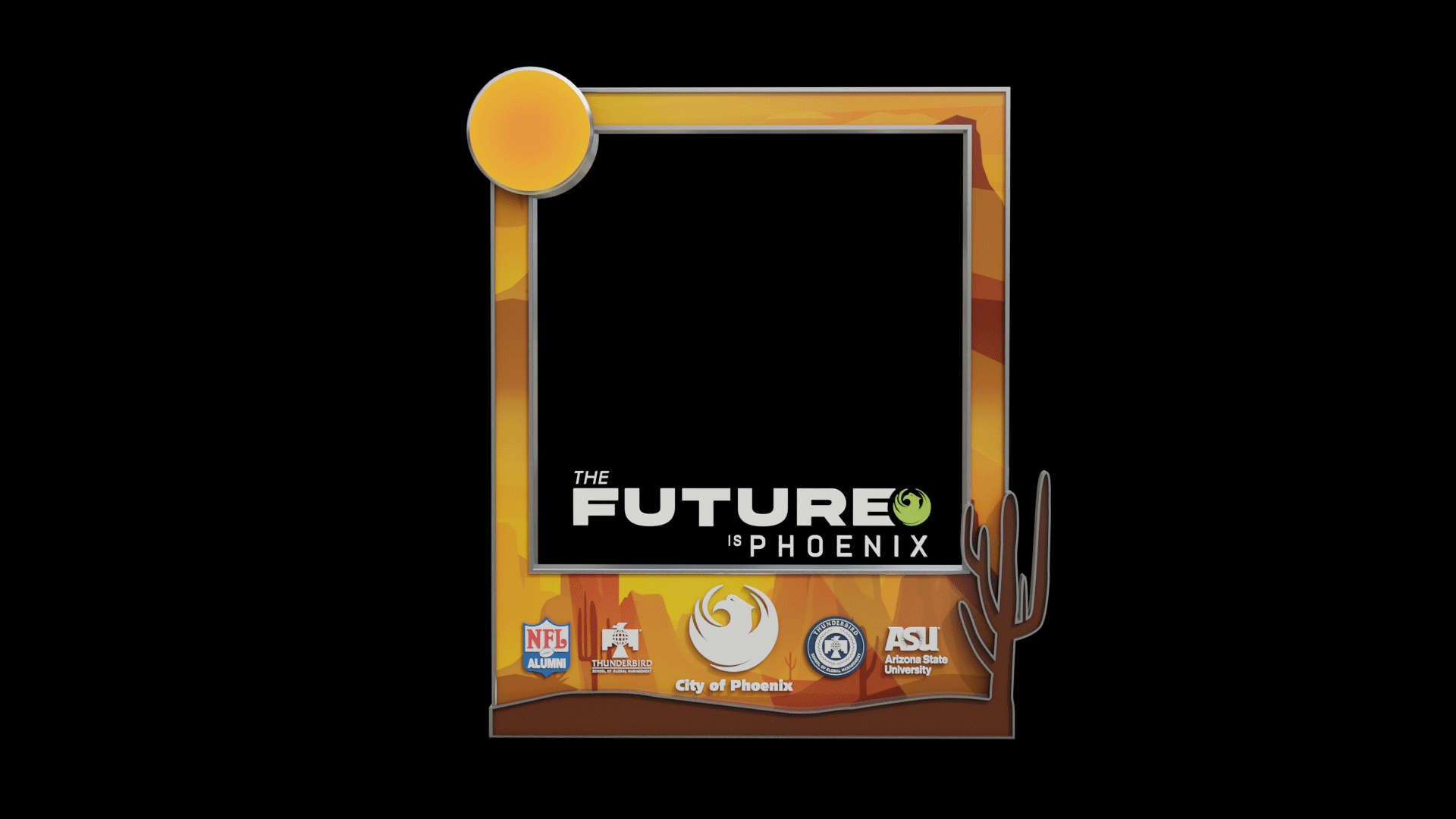 Arizona themed metal AR photo frame