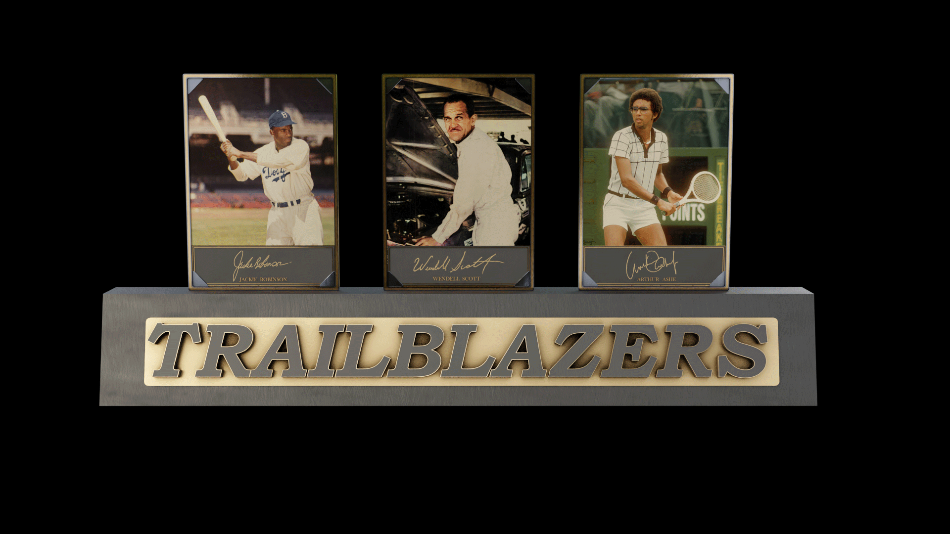 Wendell Scott: Digital Assets - Trailblazers: Cards