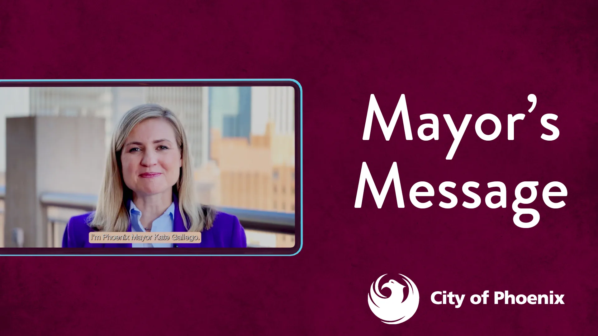 Kate Gallego: Mayor, City of Phoenix